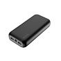 Riversong Vision 20SE Pro Wired Power Bank, 20000 mAh, 3 USB Ports, Black - PB84