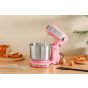 Swiss Pro Plus Stand Mixer with Attachments, 3.5 Liter, 300 Watt, Pink - SP-SM3.5P