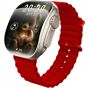 X10 ULTRA 3 Curved Smart Watch, 1.3 Inch - Red