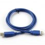 Keendex USB 2.0 Printer Cable, 3 Meters, Blue - KX 3419