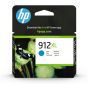 HP 912XLC Ink Cartridge, 300 pages, Cyan - 3YL81AE