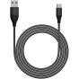 كابل شحن ريفير سونج الفا اس، بموصل USB فئة A الى USB فئة C، طوله 1 متر، اسود - CT32