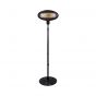 Tornado Halogen Electric Stand Heater, 3 Candles, 2000 Watt, Black- THH-2000S