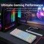 Redragon K552 Mechanical Gaming Keyboard RGB [Brown Switches] - Anti-Dust Proof Switches (White)