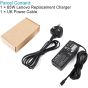 Milipow USB Type C Laptop Charger for Lenovo Laptops, 20V, 65W - Black