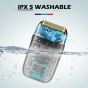 VGR Rechargeable Foil Shaver, Dry, Black and Blue - V-352