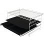 Gorenje Electric Built-in Oven with Grill, AirFry Function, 60 cm, 77 Liters, Black and Silver - BOS6737E09X
