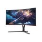 AOC 34 Inch WQHD OLED Curved Frameless Gaming Monitor, 165Hz, Black- CU34G3S