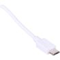 Keendex 1900 Give and Take Micro USB Cable To Micro USB Power Sharing Cable, 30 Centimeter - White