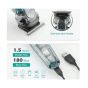 VGR Hair and Nose Trimmer Set, Wet and Dry, Black and Green - V-949