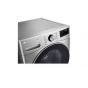 LG ThinQ Dryer, Dual Inverter, 18Kg, Stainless Silver - RH18U8EVCW