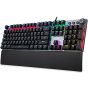 Aula LED Wired Mechanical Gaming Keyboard, Black - F2058
