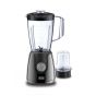 BLACK+DECKER Blender with Grinder Mills, 1.5 Liter, 400 Watt, Black - BX4130-B5