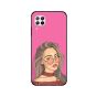 Cielito Savage Girl Pink Background Printed Back Cover for Huawei Nova 7i