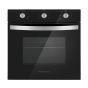  Ecomatic Crystal Professional Built-In Electric Oven With Grill, 64 Liters, Black- E6106GP