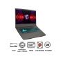 MSI Thin 15 B13VE Gaming Laptop, Intel Raptor Lake i7-13620H, 512GB NVMe PCIe SSD Gen4x4, 16GB RAM, 15.6 Inch, FHD 144Hz, Nvidia GeForce RTX 4050 GDDR6 6GB, FREEDOS - Cosmos Gray
