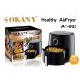 Sokany Air Fryer, 5 Liters, 1500 Watt, Black - AF-002 with Gift Bag