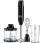 Black + Decker 3 In 1 Hand Blender with Chopper, 500 ML, 600 Watts, Black - HB600-B5
