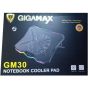 قاعدة تبريد لاب توب جيجا ماكس، اسود - GM30