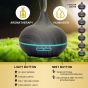 Wooden  Air Humidifier - Dark Brown