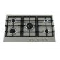 Icon Gas Built-in Hob, 90cm, 5 Burners - Silver