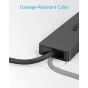 موزع USB فئة A انكر، 4 منافذ، اسود - A7516012