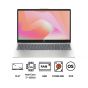 HP 15-fd0020ne (91W35EA) Laptop, Intel Core i7-1355U, 512GB NVMe SSD, 8GB RAM, 15.6 Inch, FHD IPS, Intel Iris Xe Graphics, FREEDOS - Multi Color