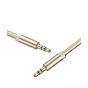 Lenovo Aux 3.5mm Audio Cable, 1 Meter, Gold - KX 3404