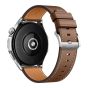 Huawei Watch GT 4 , Smart Watch, Silver Case- Brown Strap