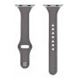 Leather Strap for Smart Watches, 42mm to 45mm - Grey