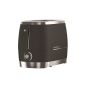 Beko Cosmopolis Toaster, 2 Slices, 900W, Black - TAM 8202 B