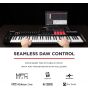 M-Audio Oxygen 61 MKV Keyboard Controller with Beat Pads - Black and White