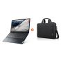 لاب توب لينوفو ايدياباد 1 15ALC7، ايه ام دي رايزن 5 5500U، هارد SSD سعة 512 جيجا، 8 جيجا رام، شاشة FHD مقاس 15.6 بوصة، ايه ام دي راديون جرافيكس، ويندوز 11- ازرق مع حقيبة كتف للاب توب مقاس 15.6 بوصة - اسود