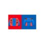 Nintendo Switch Mario Wireless Controller with Protective Case - Red and Blue