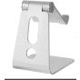 Universal Aluminum Phone and Tablet Stand - Silver