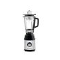 Black + Decker Electric Blender with Glass Jar, 700 Watts, 1.75 Liters, Black and Silver - BX650G