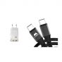 Majentik Wall Charger, 25 Watt, 2 Ports, Type-C, White - MC-002 With Cable
