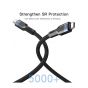 Yesido USB-C Charging Cable, 120 cm, Black - CA108