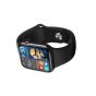 Bnsl HW16 Smart Watch, 1.75 Inch - Black