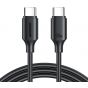 Joyroom USB-C Charging and Data Cable, 60 Watt, 1 Meter, Black - S-CC060A9