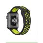 Silicone Sport Band for Apple Watch, 42mm- Black and Lemon