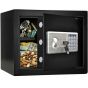 Safety Tech Trifold Lock Electronic Safe Box, Black - GN30LK