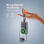 Baseus Magnetic Mini Wireless Power Bank with Built-in Type-C Cable, 1 Port, 10000 mAh, 30W, Black - P1002210B113-00 