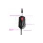 Kotion Each Gaming Wired Headphones with Microphone, Black and Red - GS900