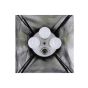 Studio Kit Lamp Holder with Light Stand and Soft Box Plug, 3 Pieces - Black and White