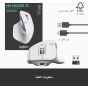 ماوس لاسلكي لوجيتك MX ماستر 3S، رمادي - 910-006560