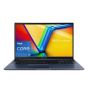 Asus Vivobook 15 X1502ZA-EJ007W Laptop, Intel Core I7-1255U, 15.6 Inch, 512GB SSD, 8GB RAM,  Intel UHD Graphics, Windows 11- Quiet Blue