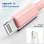 3 Pack Apple MFi Certified iPhone Charger Cable 3Ft, Apple Lightning to USB Cable Cord, 2.4A Fast Charging Apple Phone Long Chargers for iPhone 12/11/11Pro/11Max/ X/XS/XR/XS Max/8/7/6/5S/SE Pink