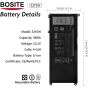 Bosite Replacement Laptop Battery for Dell Laptops, 3500 mAh, Black - 33YDH
