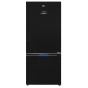 Beko No Frost Refrigerator, 509 Liters, Black - RCNE590E35ZXP3